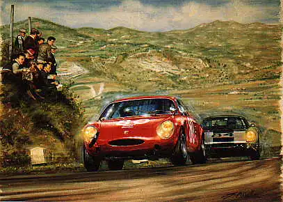 Карандашные картины на тему гонок