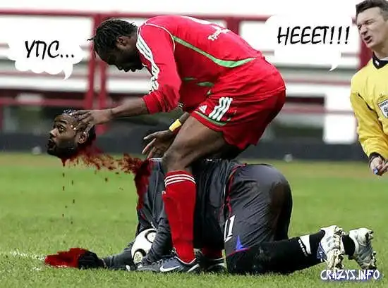 Фотожаба футболистов