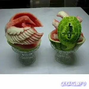 Рисунки на арбузах