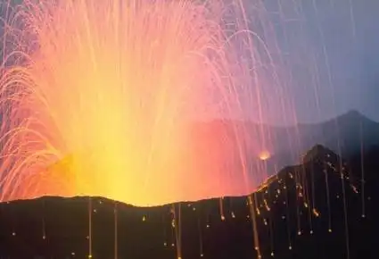 Красивые фотки огня и вулканов