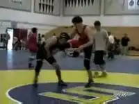 Курьезный случай в борьбе.