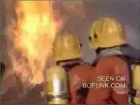 Взрыв большой цистерны с пропаном