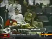 У талисманов спортивных команд тоже бывают проблемы