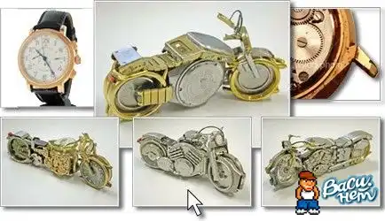 Мотоциклы из часов
