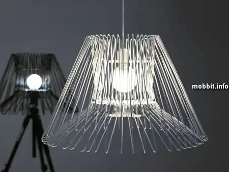 Торшеры для ламп из обыкновенных плечиков для одежды