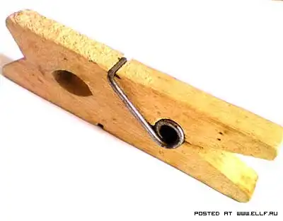 Спичкострел из прищепки