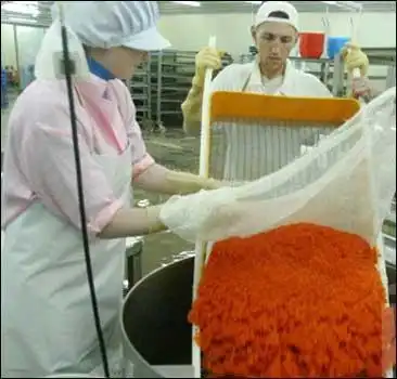 Горы красной икры!!!