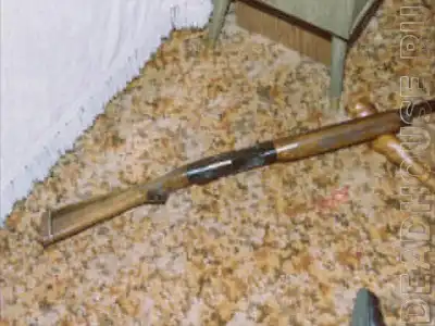 Мужик застрелился из ружья