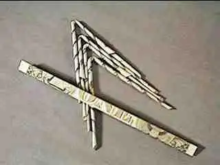 Оригами из баксов