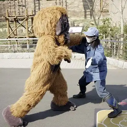 Тренинг в Токийском зоопарке (6 фото)