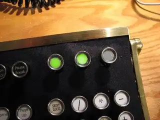 Ретро-клава "под печатную машинку"