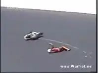 Авария на мотогонках.Жесть