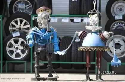 Поделки из автохлама