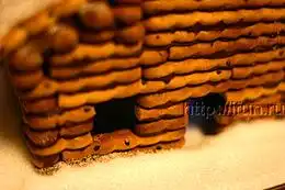 Домик из печенья