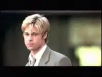 Молодого Брэда Пита сбивает машина