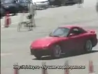 У Мазды отпали колеса