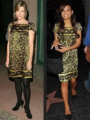 Звезды в одинаковых платьях