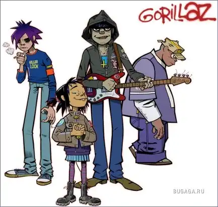 вот такие они...GORILLAZ