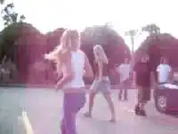 Драка девушек в бикини