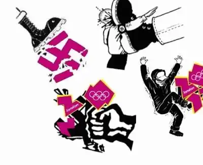 Эмблема олимпийских игры 2012.