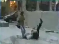 Подборка зимних падений