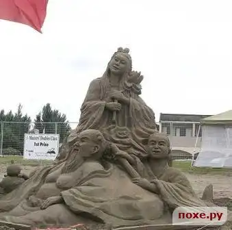 Скульптуры из песка