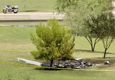 В Аризоне столкнулись вертолеты двух телекомпаний.