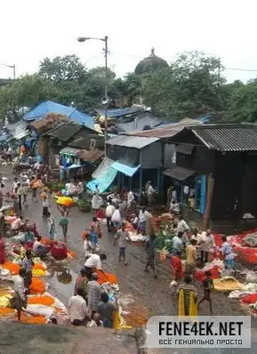 Обычная индийская улица..