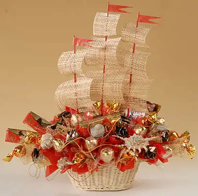 Букеты из конфет