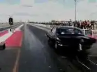 Авария во время драг-рейса