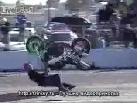 Перегазовал бедняга