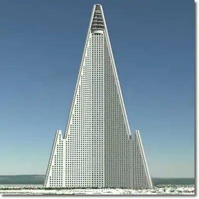 Ryugyong Hotel - долгострой Северной Кореи