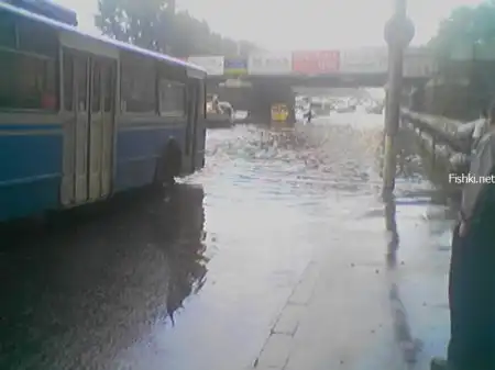 Ливень в Москве