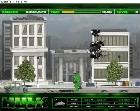 Флеш игра Hulk