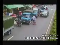 Жесть. Сбил женщину и даже не остановился