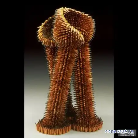 Скульптуры из карандашей