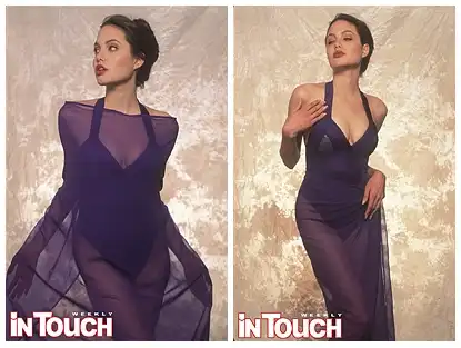 16-летняя Джоли позирует в купальных костюмах