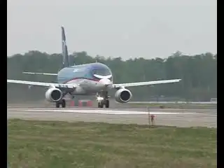 Первый полет Sukhoj SuperJet - 100 (SSJ-100)