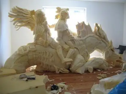 Скульптуры из строительной пены