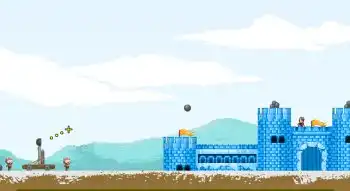 Разрушь катапультой вражеский замок