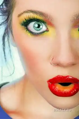 Радужный make-up