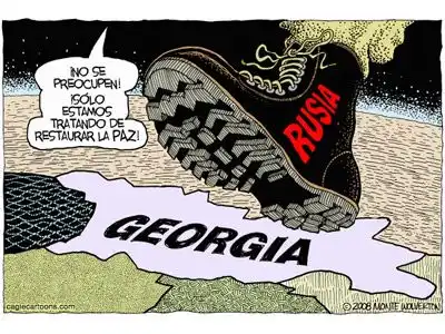 Рунет захлестнула волна карикатур на войну в Южной Осетии. Галерея