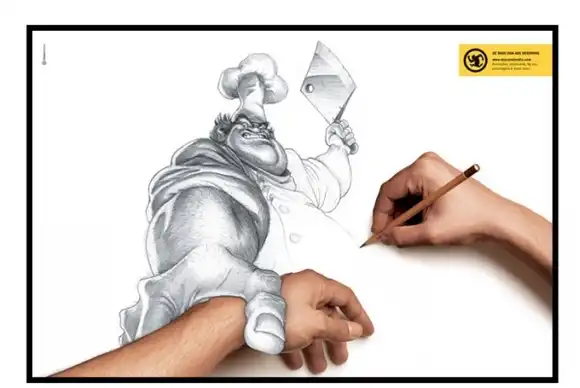 Реалистичный креатив (4 фото)