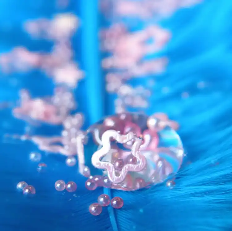 Пушинки,блестяшки,капельки 3.