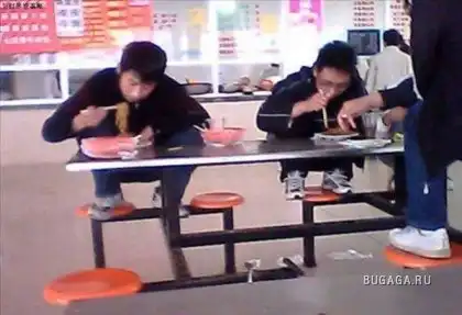 Чисто пацанская столовка