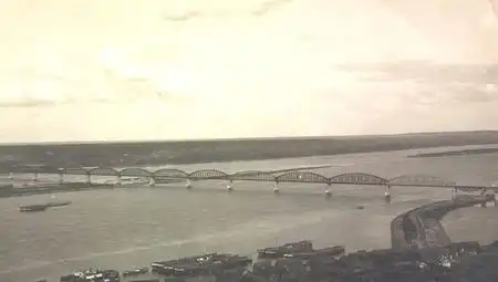 Строительство Императорского железнодорожного моста в Ульяновске