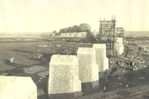 Строительство Императорского железнодорожного моста в Ульяновске