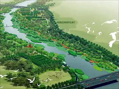 Самая большая в мире скамейка из Китая