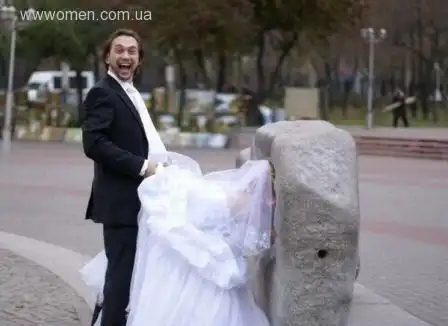 Свадебные фото приколы))))