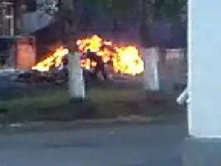 Мини пожар.